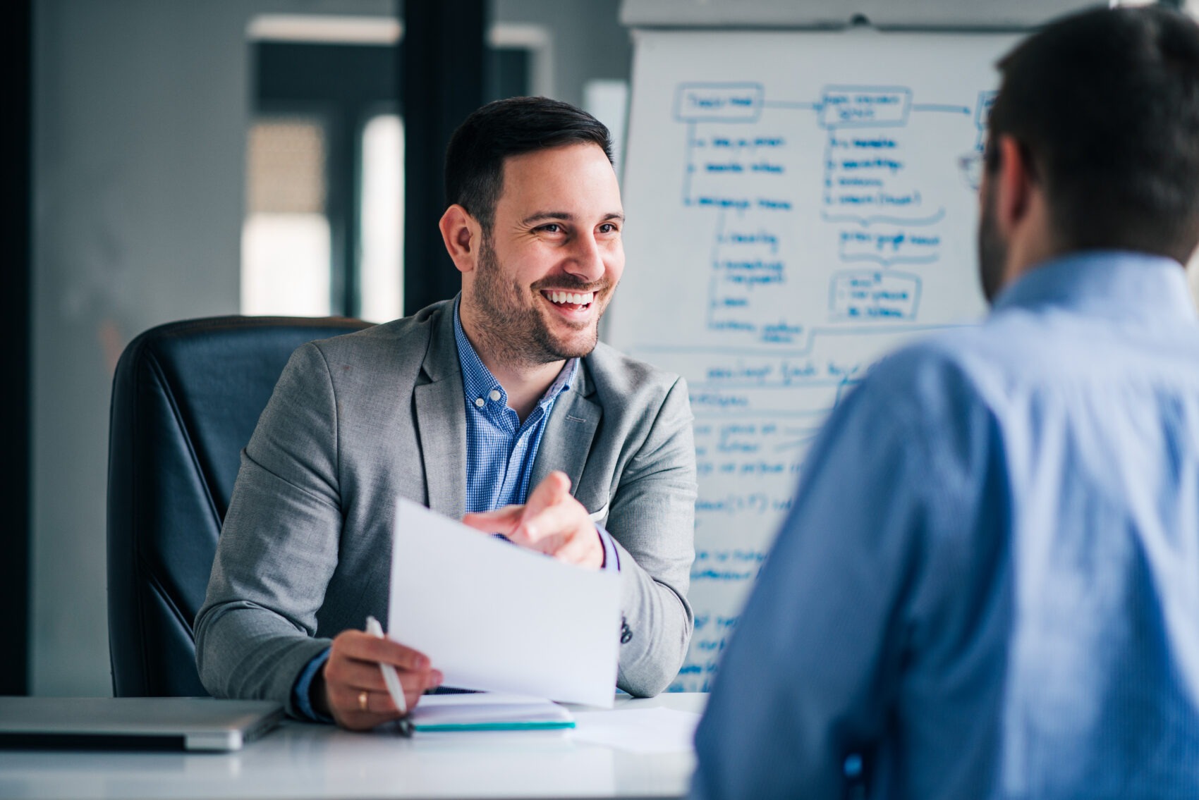 HR director managing employee benefits planning throughout the year.